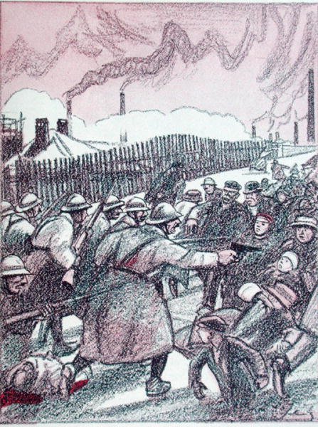 Repressão do exército francês durante a ocupação do Ruhr, de 