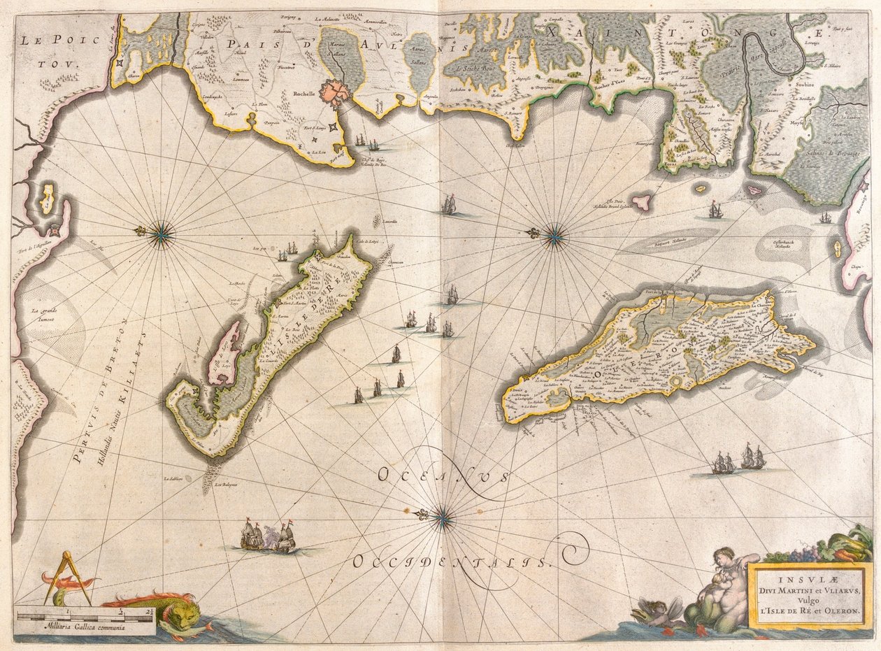 ウィレム・ブラウ著「Theatrum Orbis Terrarum, sive Atlas Novus」（アムステルダム）所収の「L
