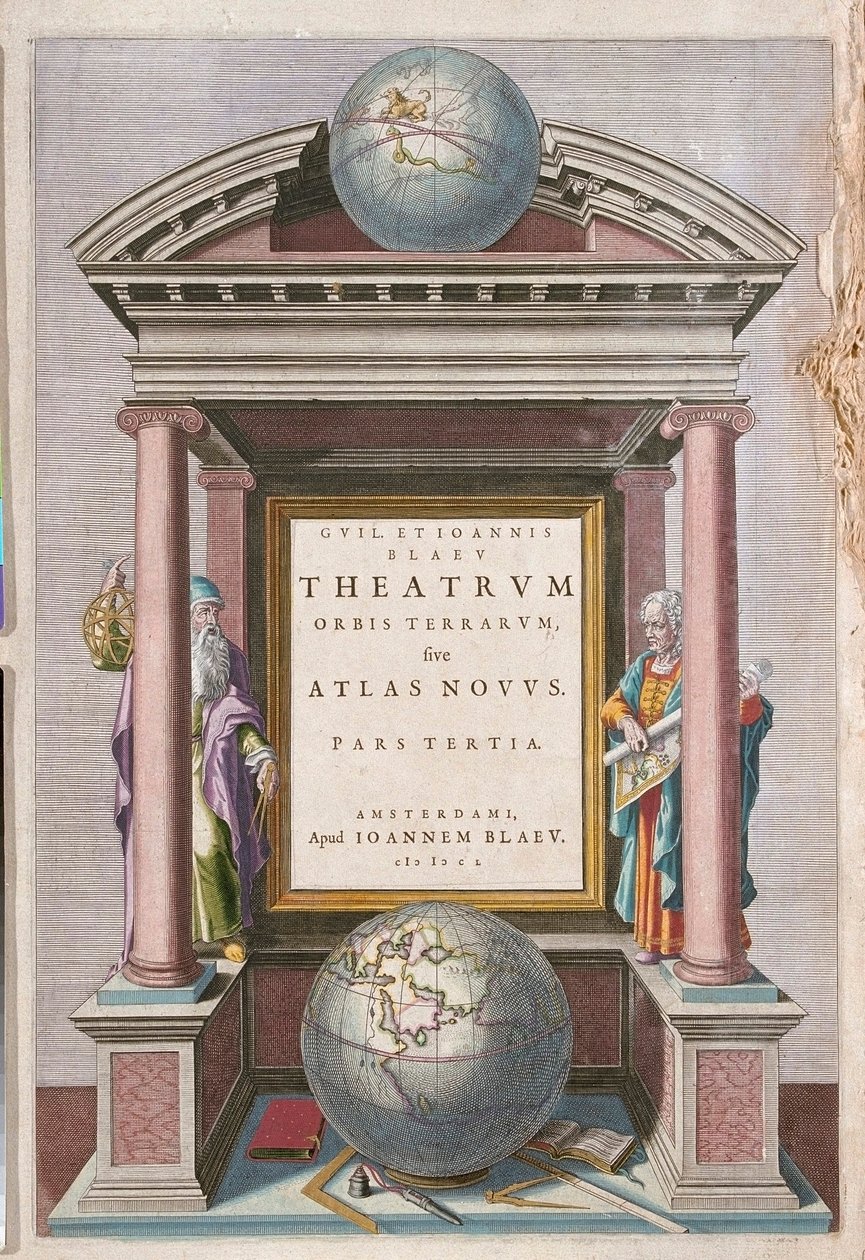 アムステルダム、ウィレム・ブラウ作『Theatrum Orbis Terrarum, sive Atlas Novus』所収 作： ウィレム・ブルー