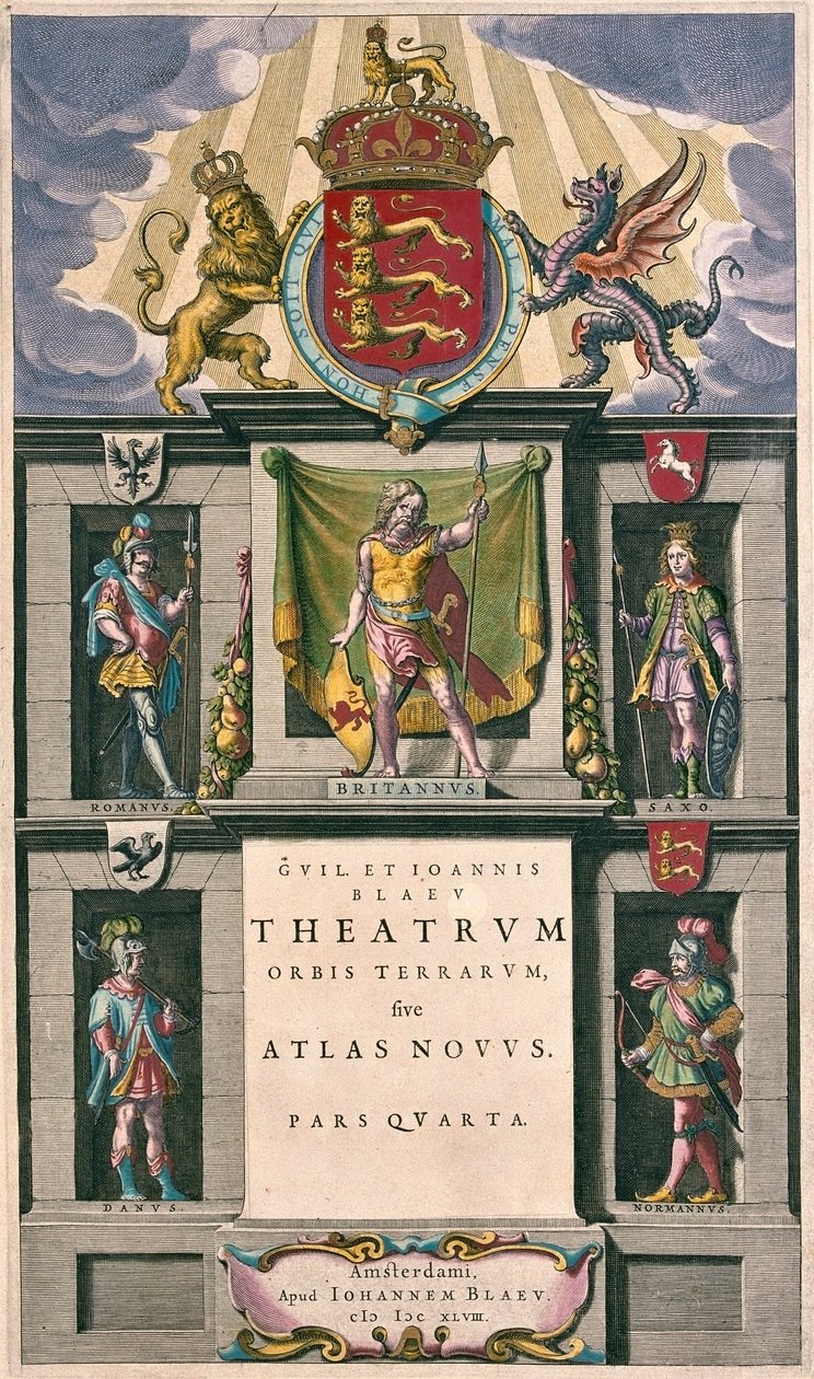アムステルダム、ウィレム・ブラウ作『Theatrum Orbis Terrarum, sive Atlas Novus』所収 作： ウィレム・ブルー