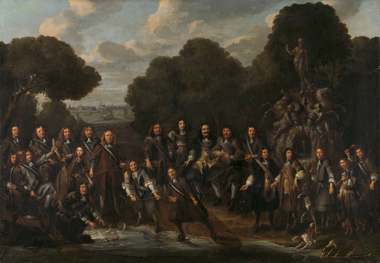 第二次英蘭戦争（1665-67）後のオランダ漁業の繁栄に関する寓話 作： Willem Eversdijck（に帰属）