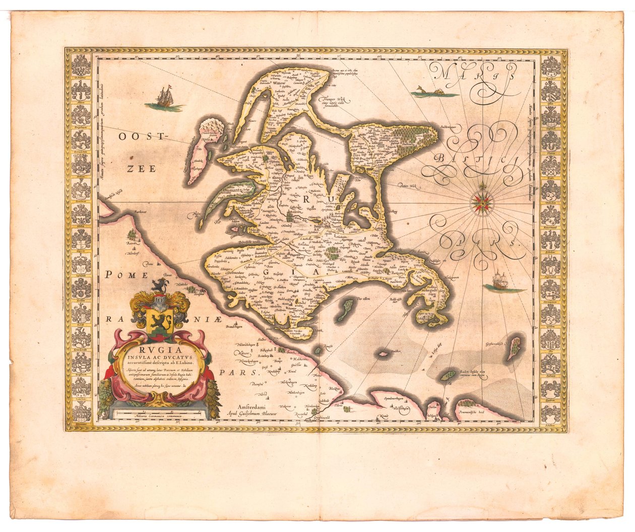 リューゲンFrom：Old World ...、1645 作： ウィレム・ヤンスーン・ブラウ