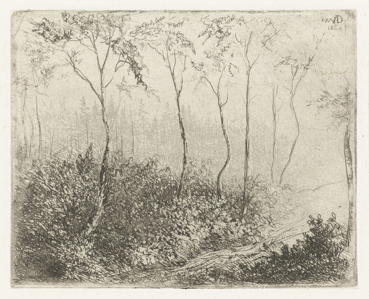森林景観 作： Willem Matthias Jan van Dielen