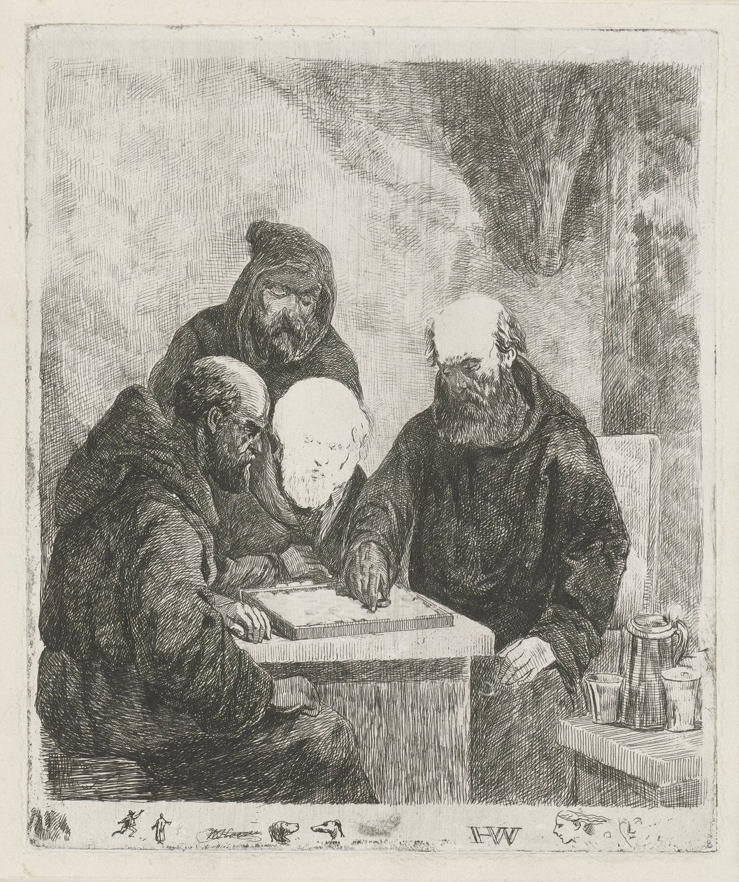 忌まわしき修道士 作： Willem Pieter Hoevenaar