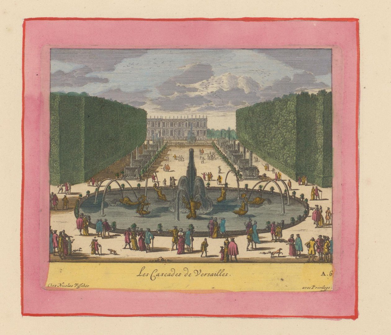 Kaskaden in den Gärten von Versailles 作： ウィレム・スウィッデ