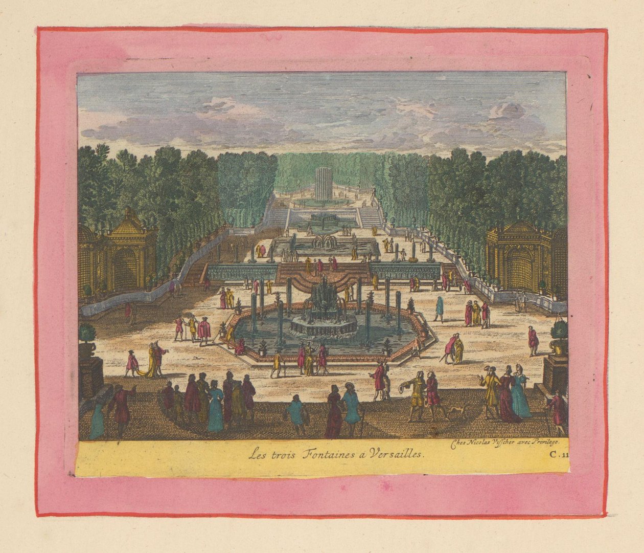 Drei Brunnen in den Gärten von Versailles 作： ウィレム・スウィッデ
