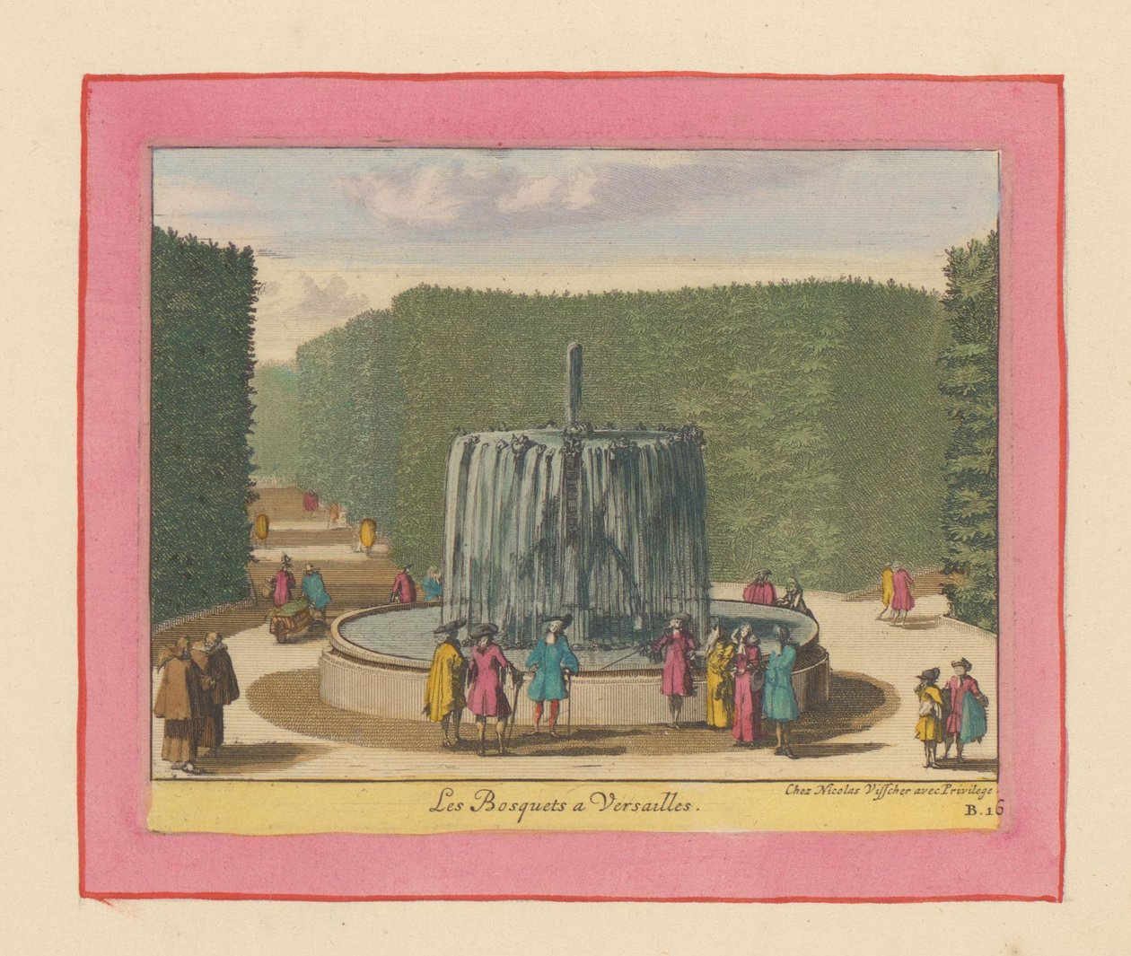 Brunnen in den Bosketten der Gärten von Versailles 作： ウィレム・スウィッデ