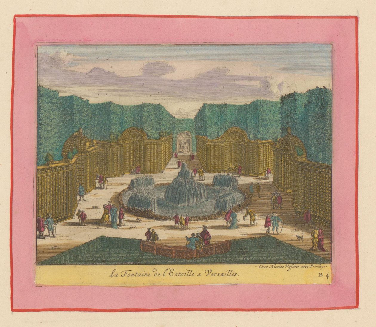 Brunnen im Sternenwald in den Gärten von Versailles 作： ウィレム・スウィッデ