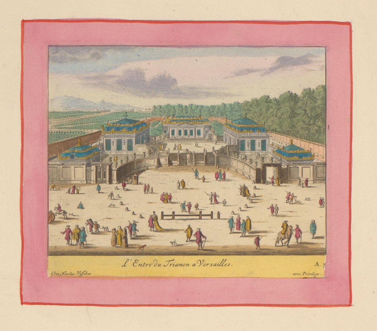 Zugang zum Grand Trianon in Versailles 作： ウィレム・スウィッデ