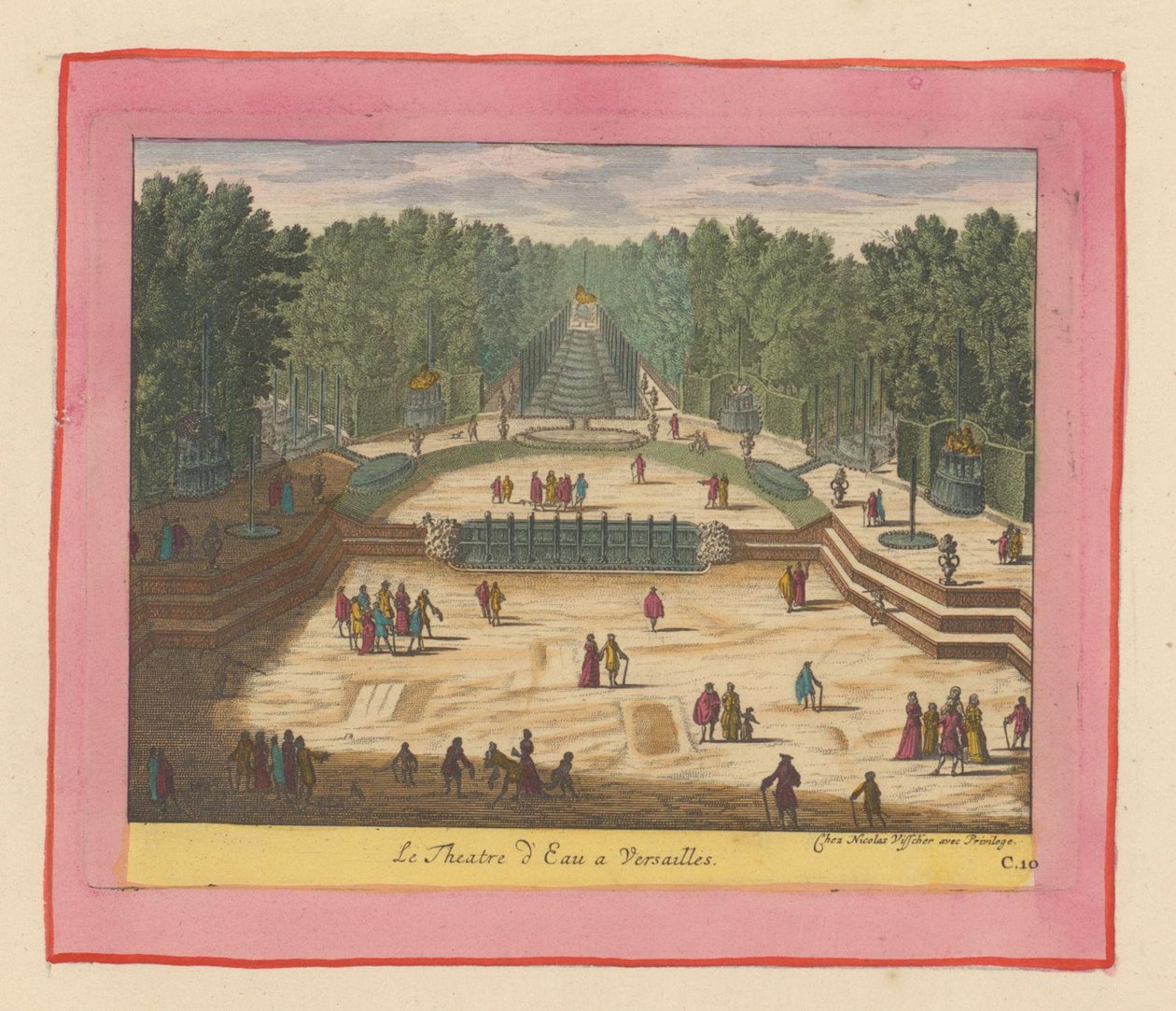 Wassertheater in den Gärten von Versailles 作： ウィレム・スウィッデ