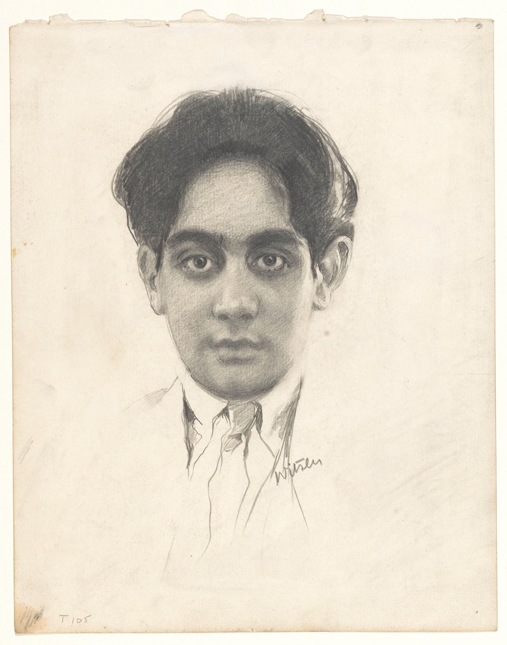 Portret van Karamjit Singh Sahib Bahadur、prins van Kapurthala 作： ウィレムウィッセン（アーティストによる署名）