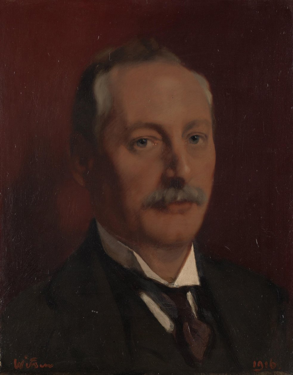 アルフレッド・ギデオン・ボワスヴァン（1870-1922）、『アルヘメーン・ハンデルスブラット』紙の社長兼編集長 作： 