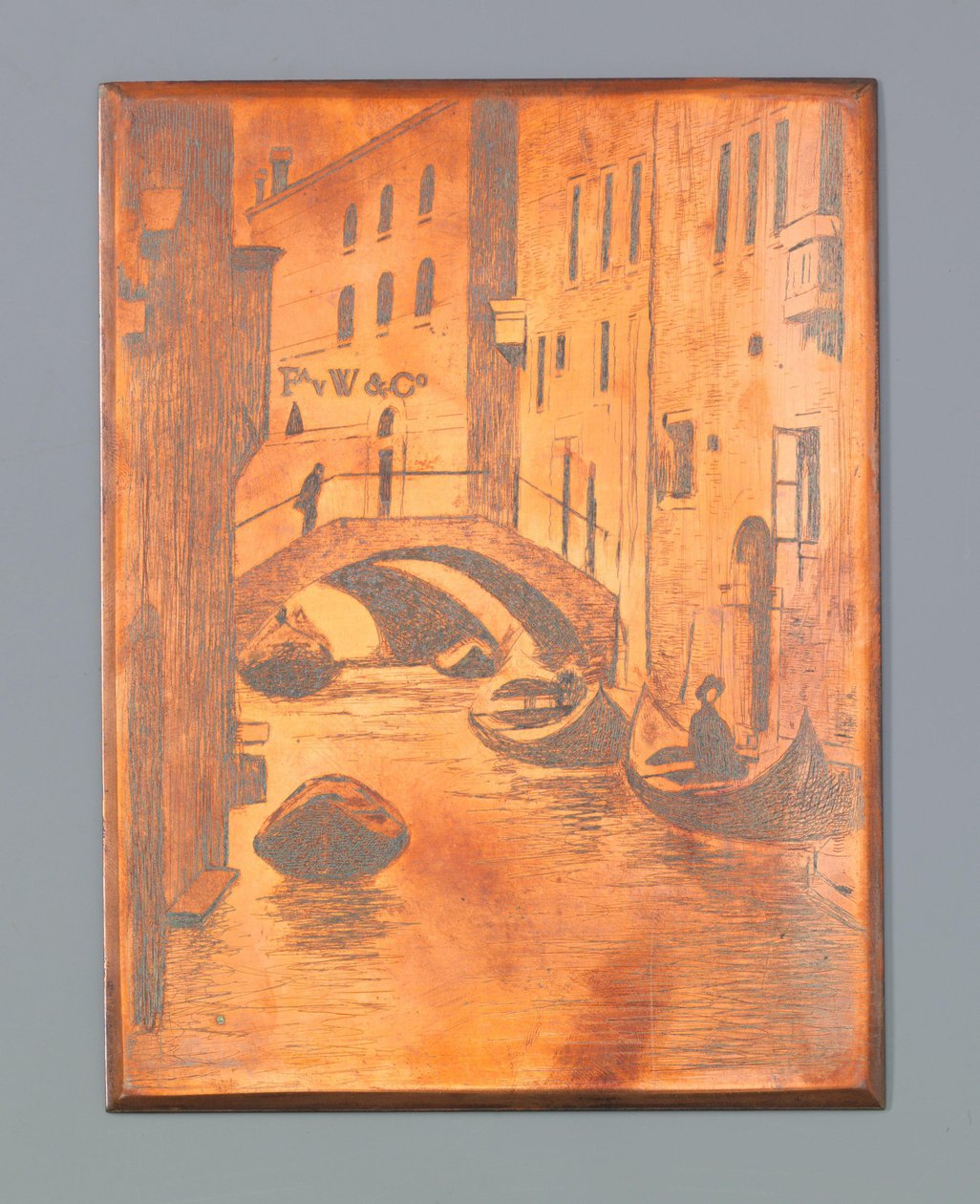 Brücke über den Rio di San Toma, Venedig 作： 