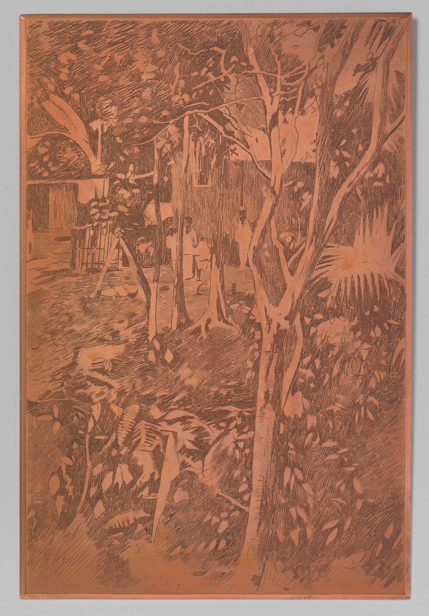 Ansicht in der Kampong, Buitenzorg 作： 