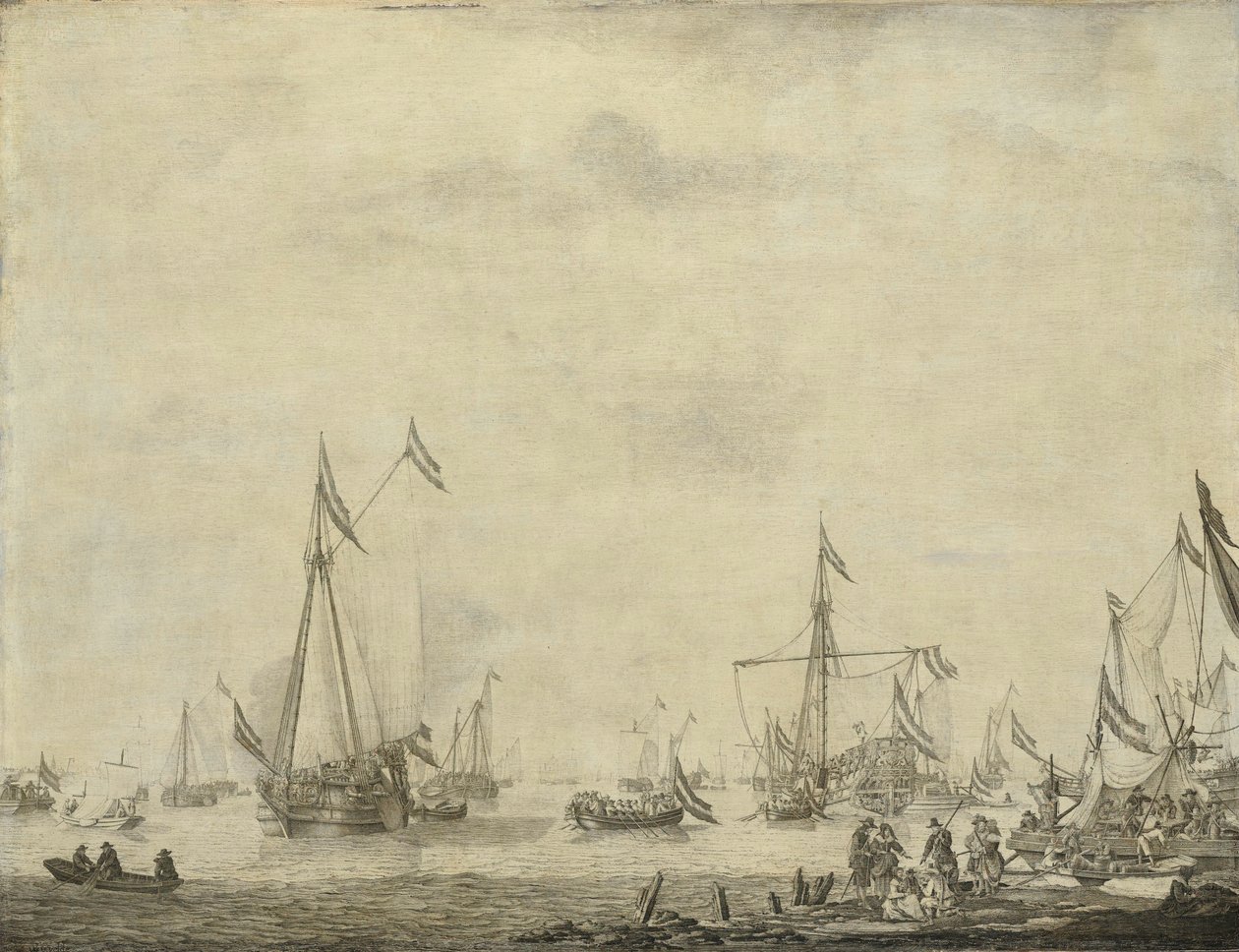 1660年、イングランド王チャールズ2世を乗せてムルダイクから出航した