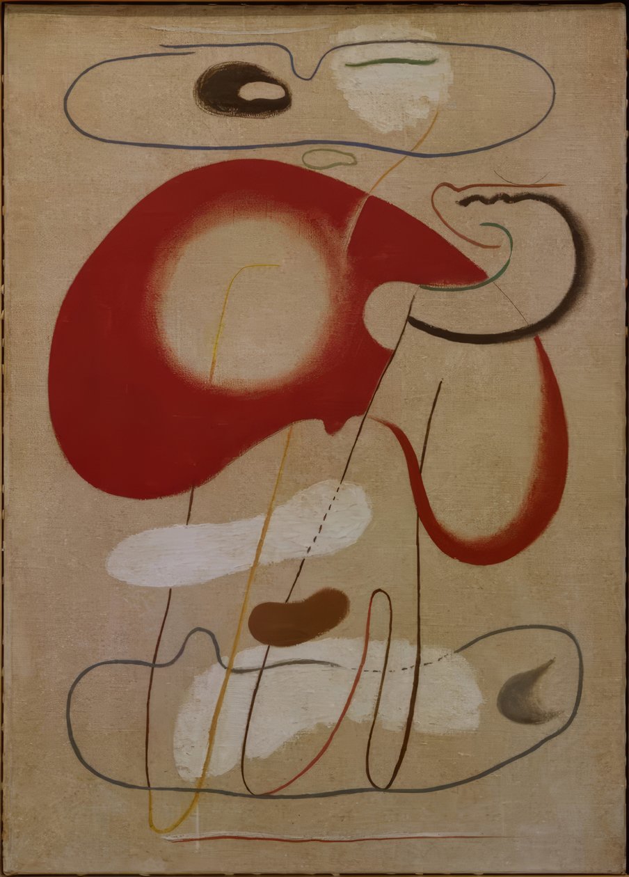 茶色の形の絵 作： 