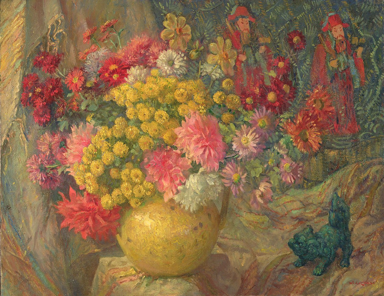 豊富な花の束、1930年代頃 作： ウィリアムアーサーチェイス