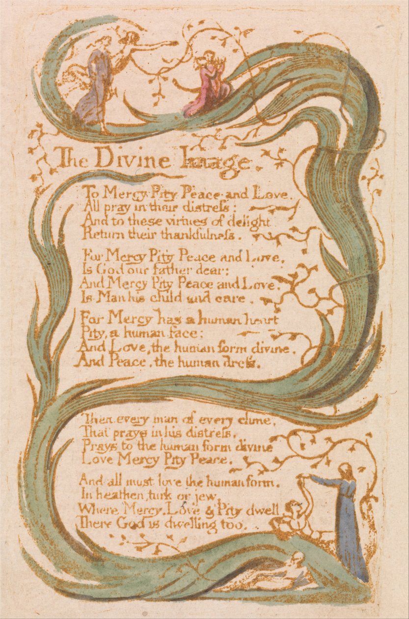 Songs of Innocence、プレート12 作： ウィリアム・ブレイク