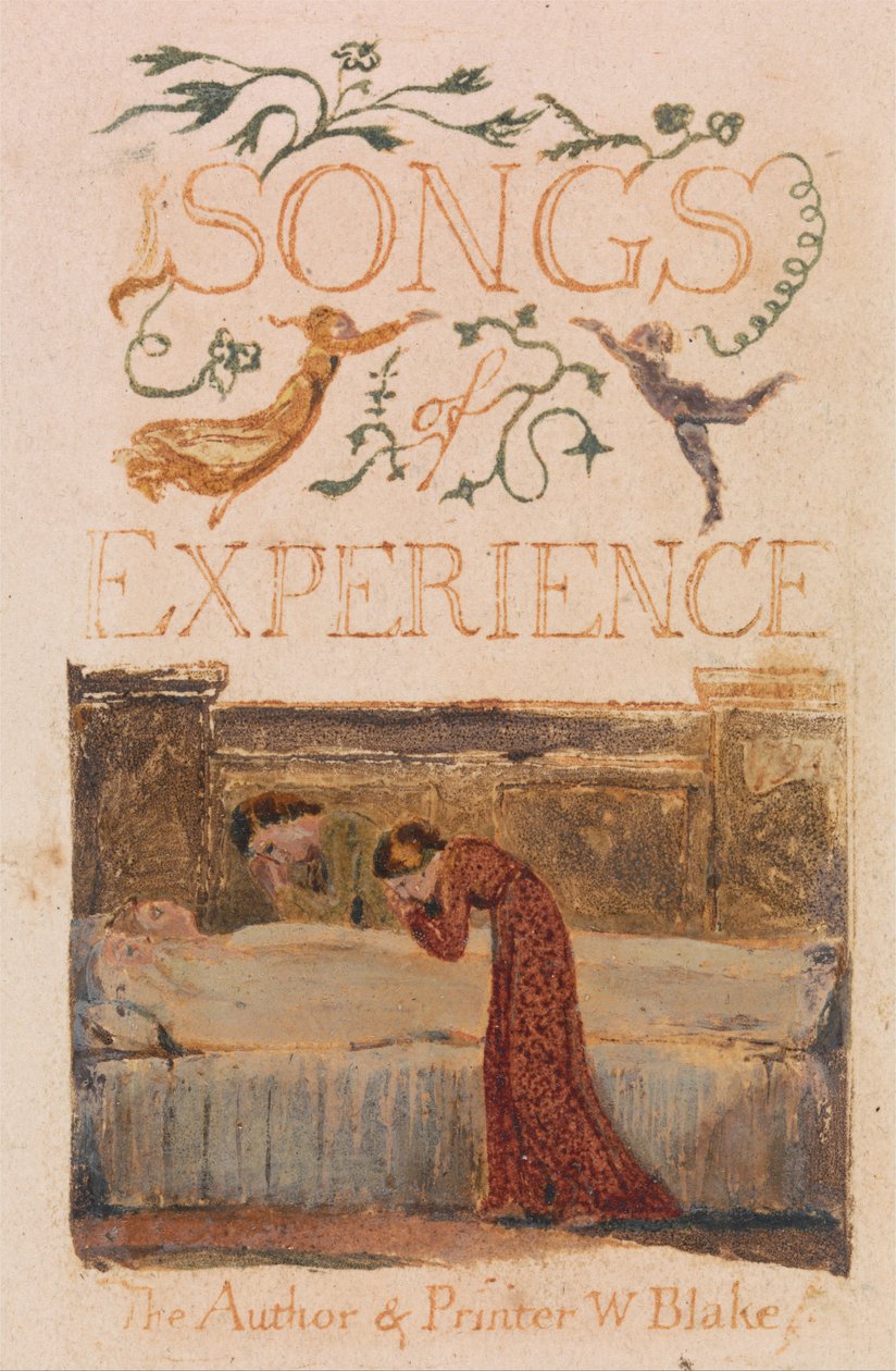 Song of Innocence and Experience、Plate 33、Experience Title Page（Bentley 29） 作： ウィリアム・ブレイク