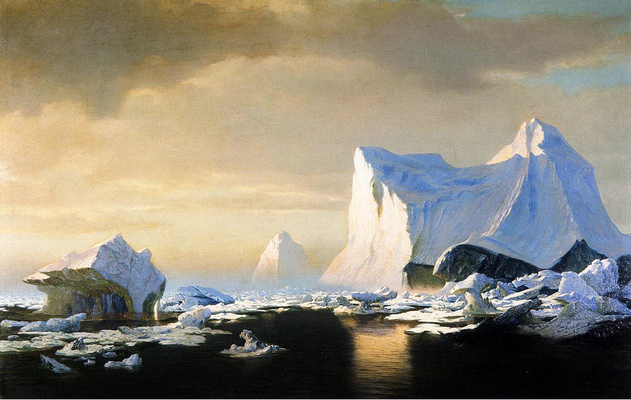 氷山、1882 作： ウィリアム・ブラッドフォード