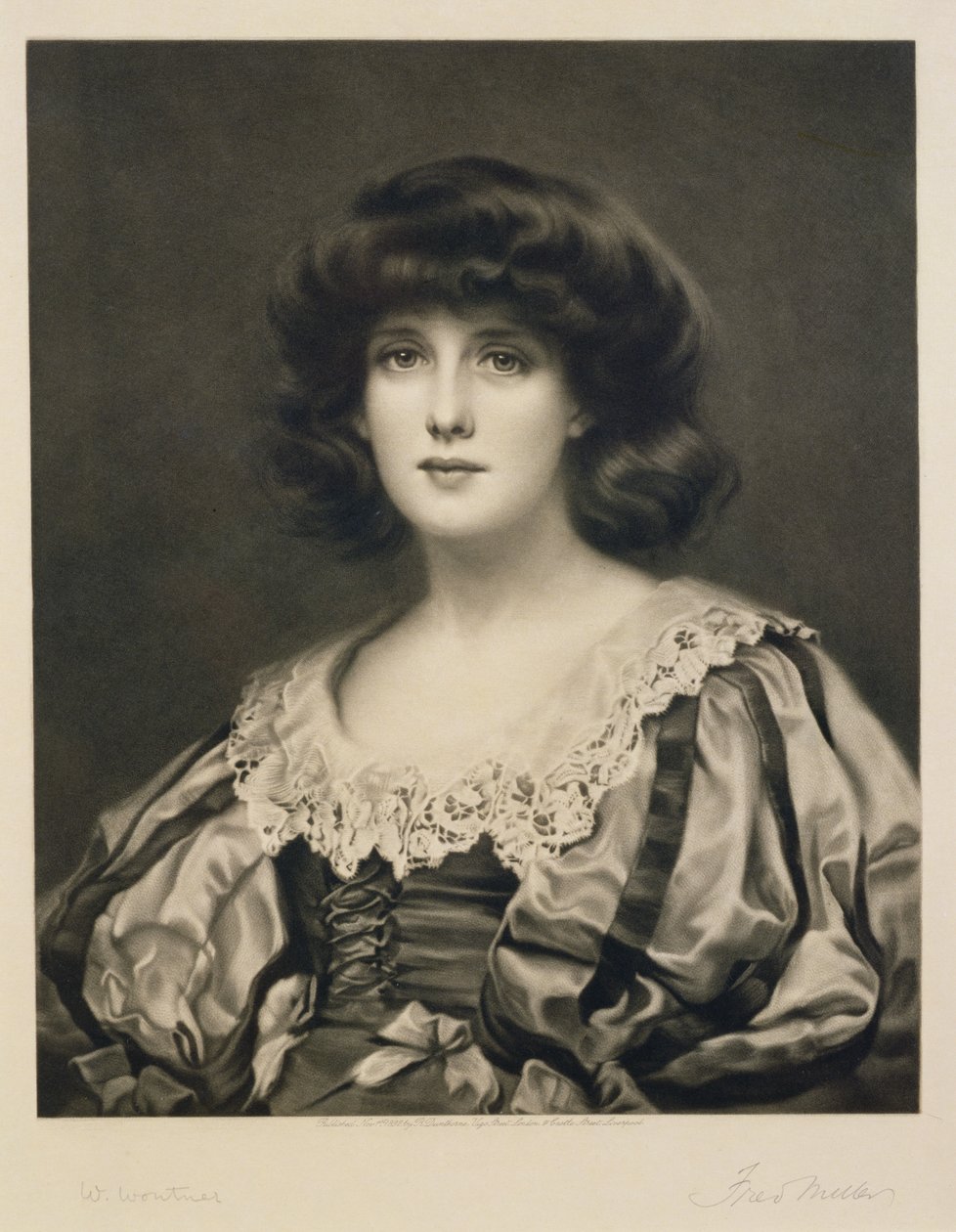 Lorna Doone、フレッドミラー（fl.1886-1915）パブによって刻まれました。ロバート・ダンソーン作、1892年（メゾチント） 作： ウィリアム・クラーク・ワントナー