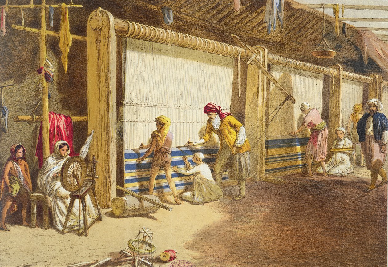 サグ工業学校、ジュブルポア、1863年（クロモリト） 作： ウィリアムクリミアシンプソン
