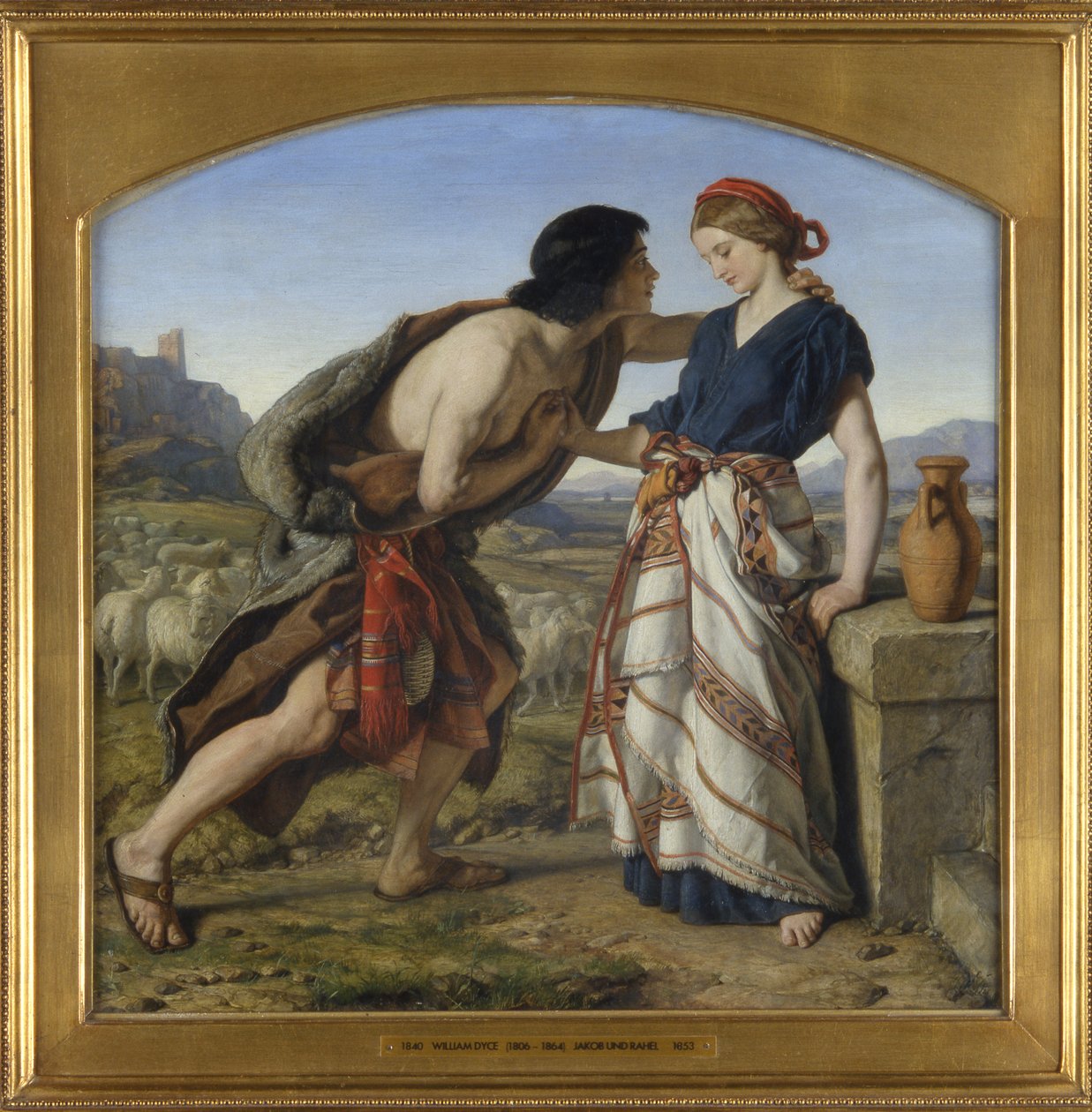 ジェイコブとレイチェルの会、1853年（141377を参照） 作： ウィリアム・ダイス