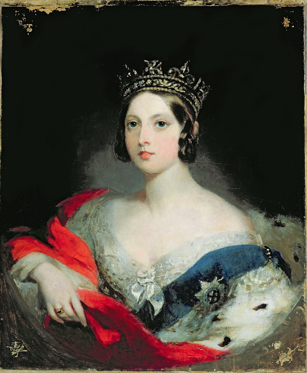 ビクトリア女王、1843年 作： ウィリアム・ファウラー