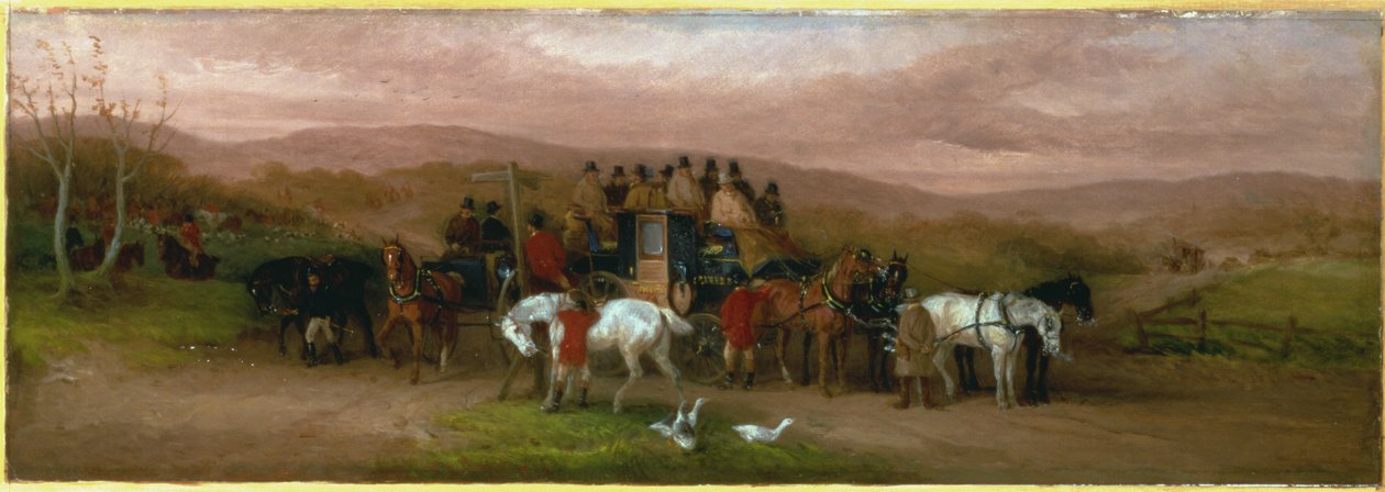 交差点で、1884 作： ウィリアム・ジョセフ・シェイヤー