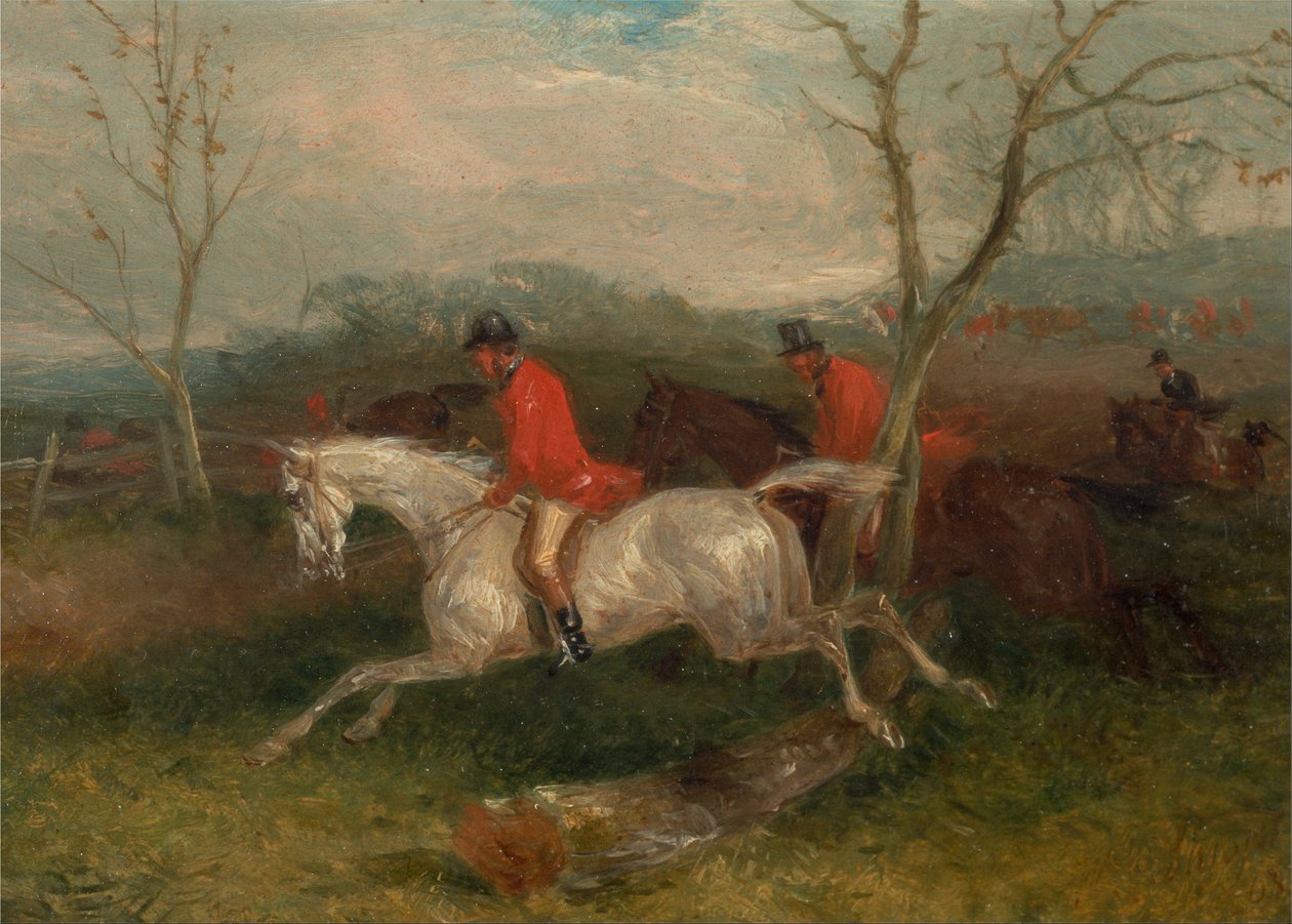 Foxhunting-フェンスに来る（フルクライ） 作： ウィリアム・ジョセフ・シェイヤー