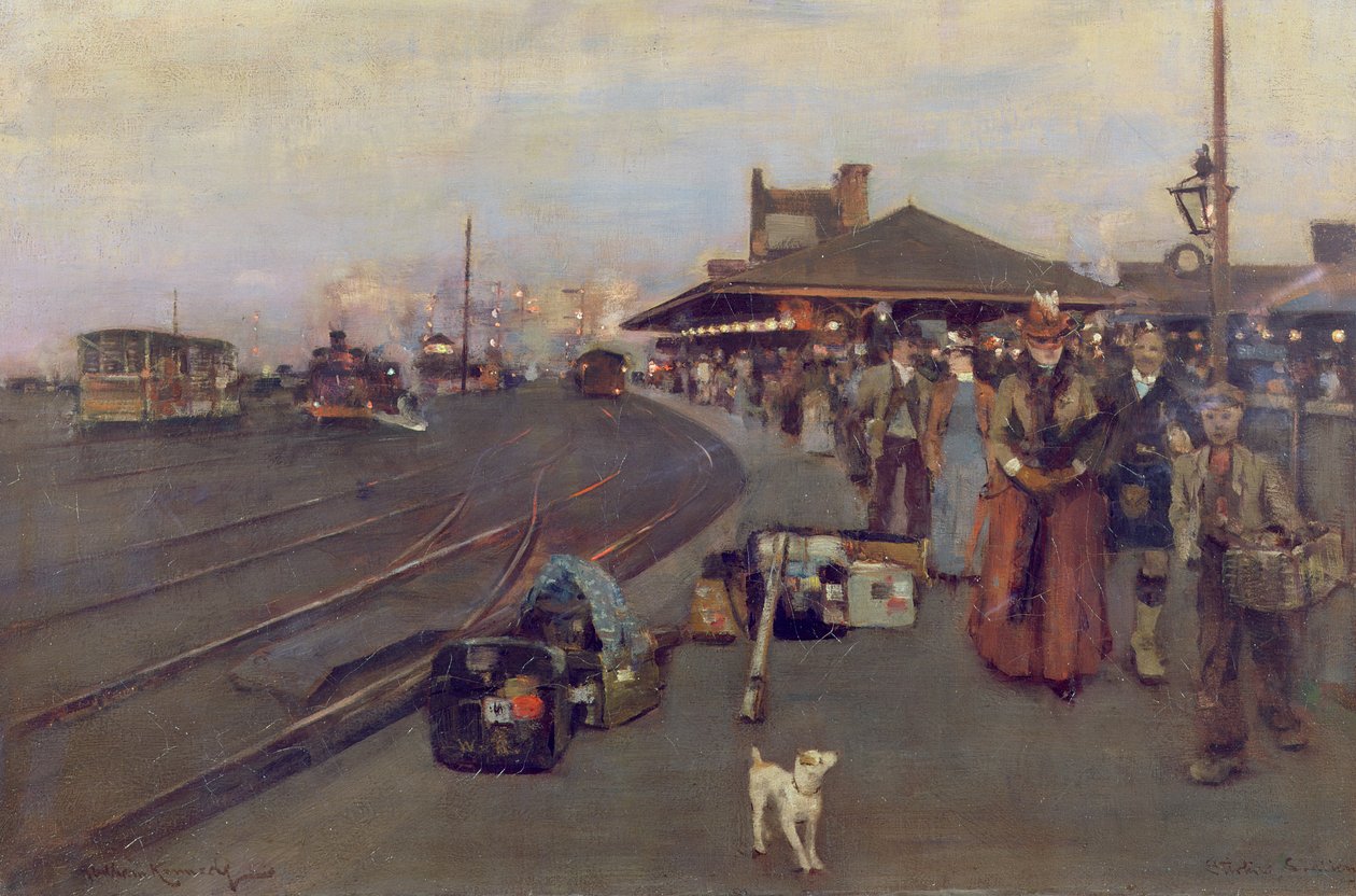 スターリング駅、1888 作： ウィリアム・ケネディ