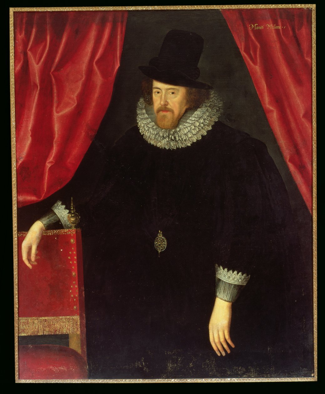 フランシス・ベーコンの肖像（1561-1626）第一バロン男爵とセントオールバンズ子爵 作： ウィリアム・ラーキン