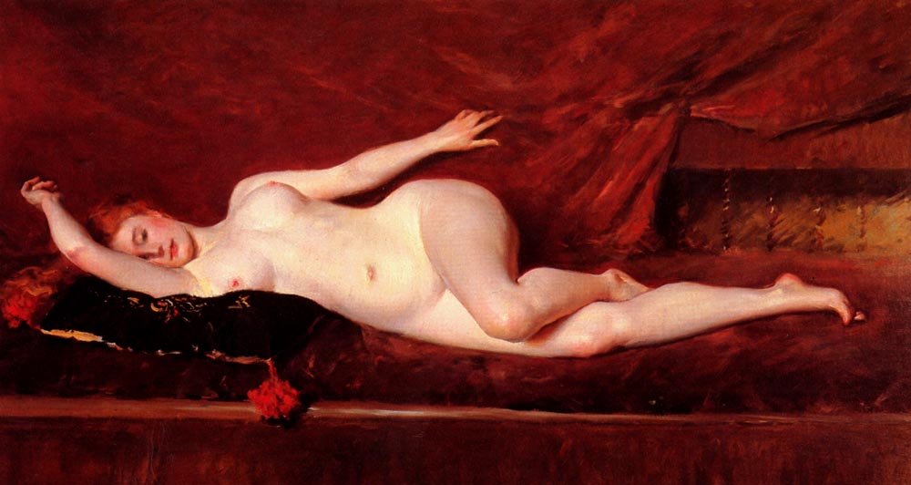 Curvesnフランス語の研究：曲線の研究 作： ウィリアム・メリット・チェイス