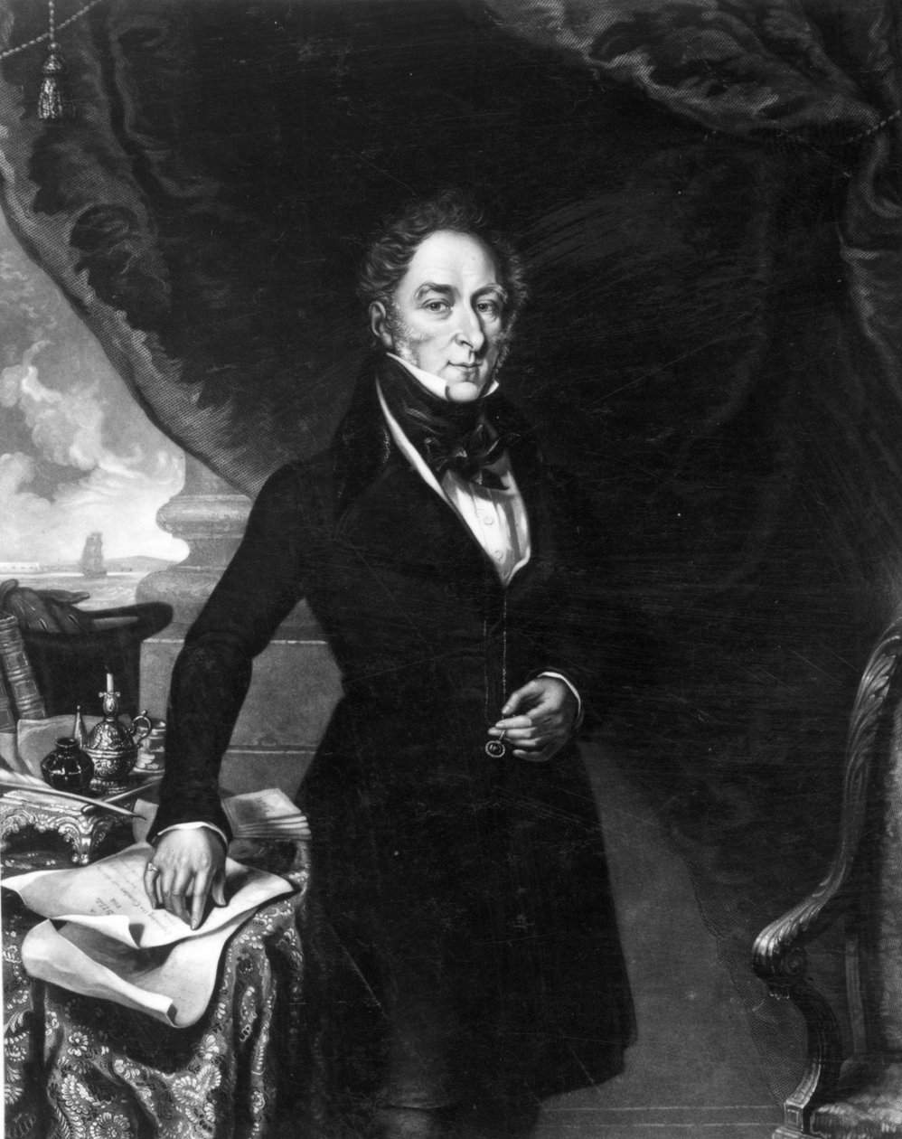 ジョージスタントン卿、1839年 作： ウィリアム・オーバーエンド・ゲラー