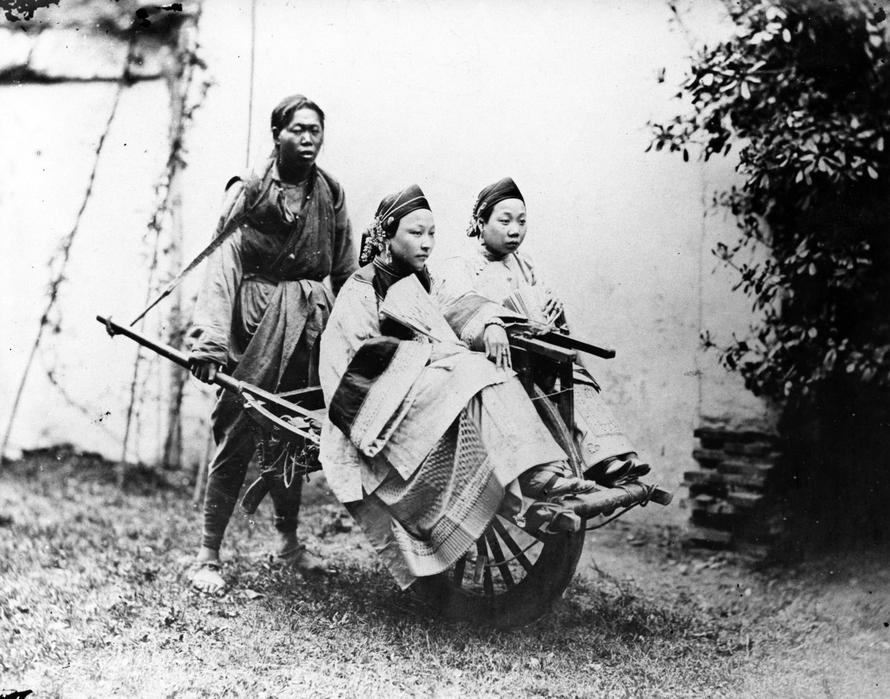 上海バロータクシー、1870年代頃 作： ウィリアム・サンダース