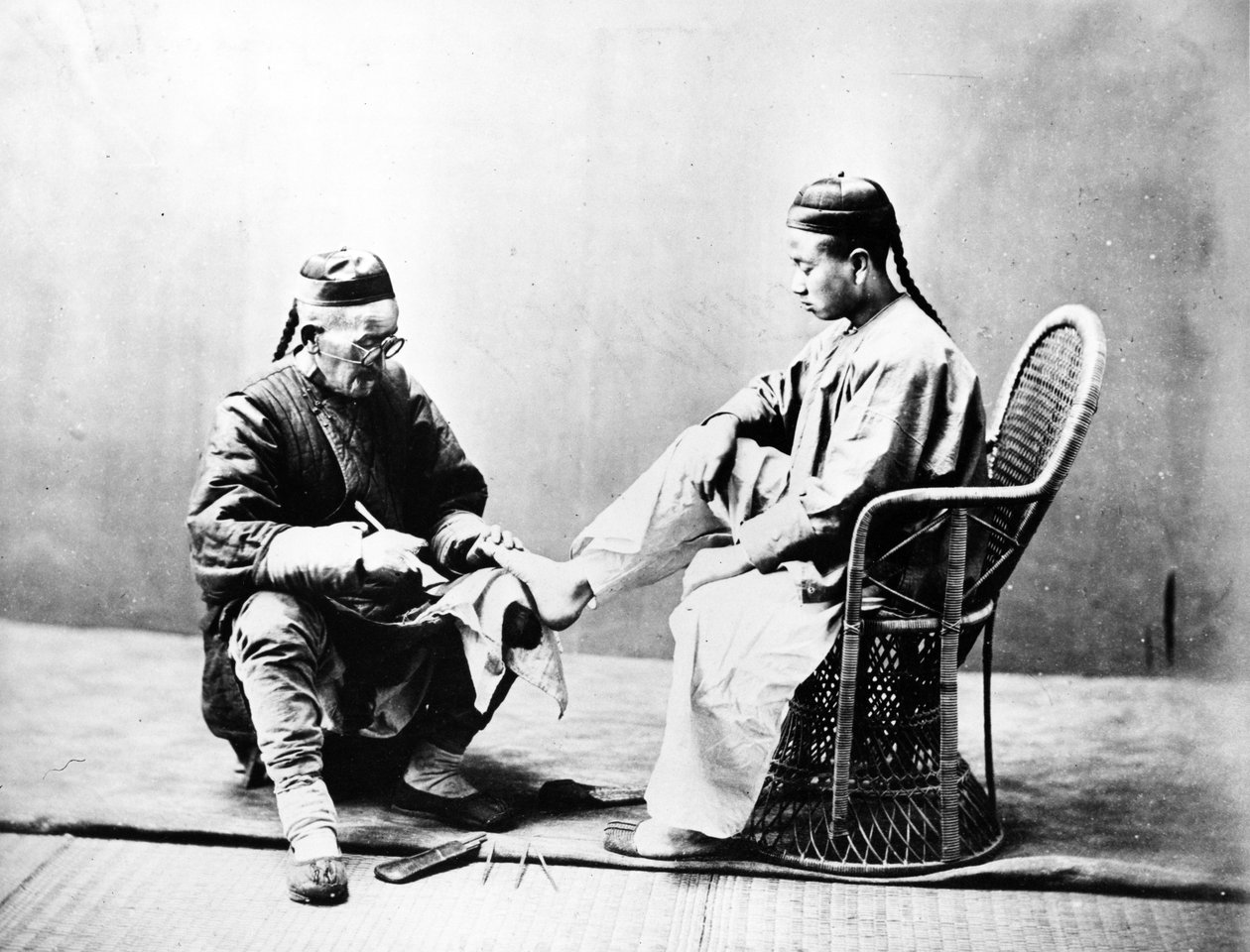 ストリートコーンカッター、1875年頃 作： ウィリアム・サンダース