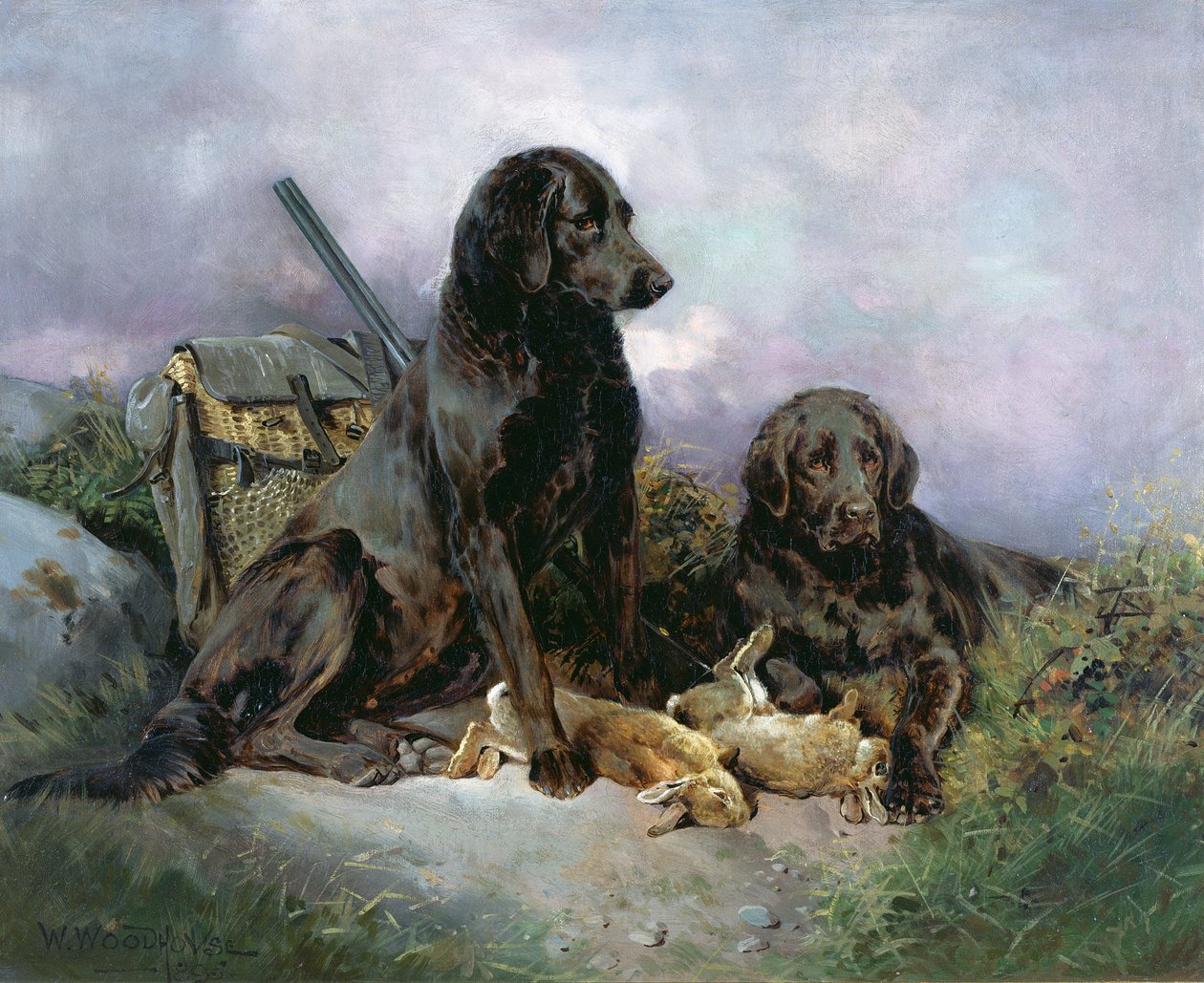 撮影後、1895 作： ウィリアム・ウッドハウス