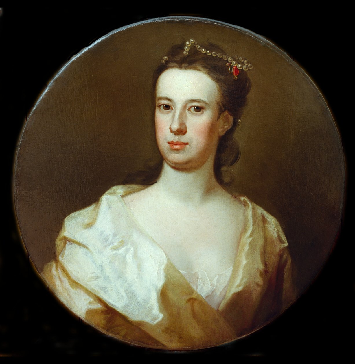 Lady Thanet c.1728（キャンバスに油彩） 作： ウィリアム・エイクマン
