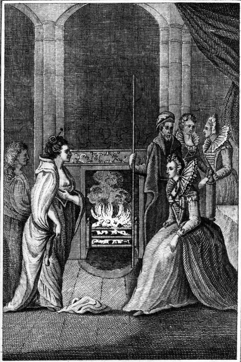 グラナウイレがエリザベス女王に紹介されました。 II、クレイトンのプリント、1794年発行 作： ウィリアム・ボーフォード