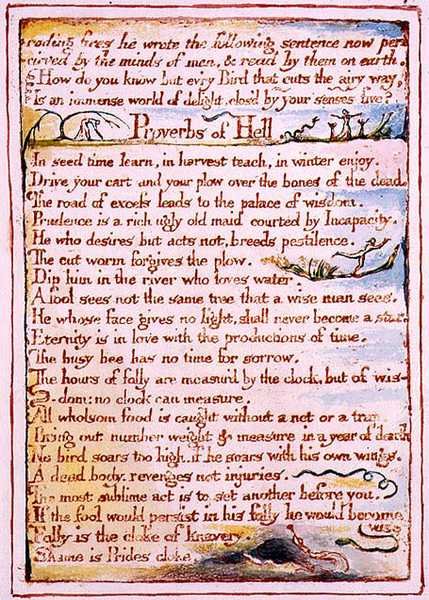 "Corroding fires he wrote the following...", 