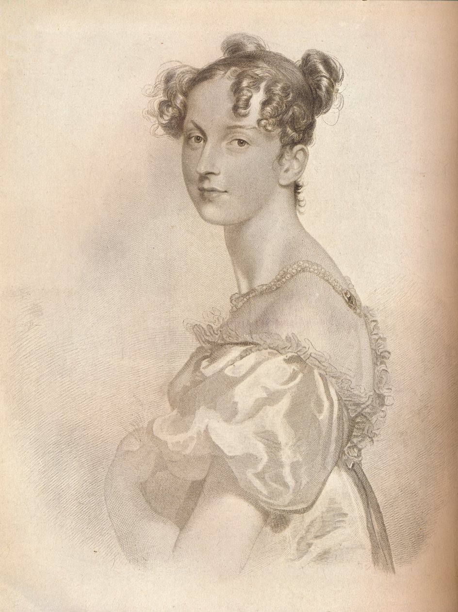 La Comtesse De Lieven、1823 作： ウィリアム・ブロムリー