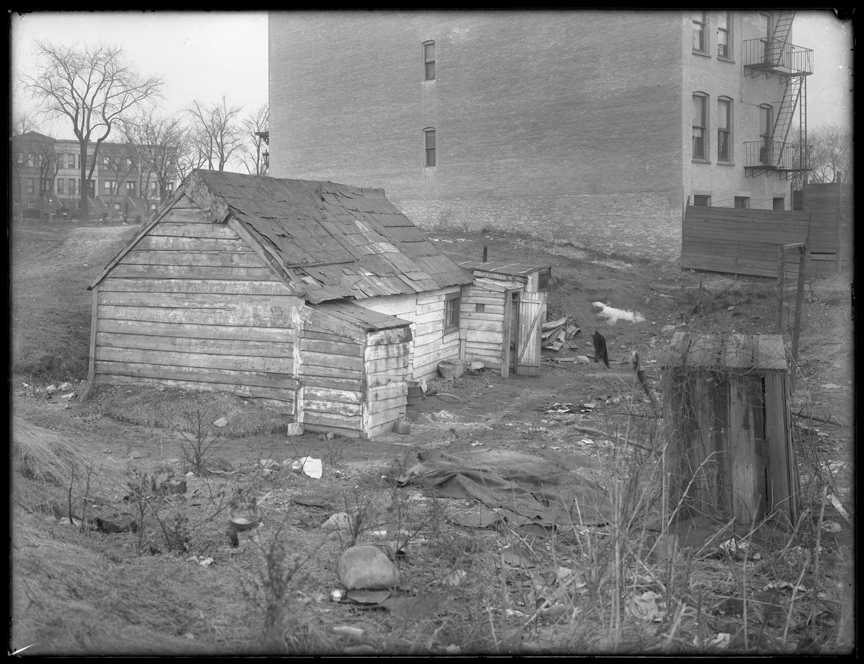 KEバリー不法占拠者の小屋、場所不明、c.1911 作： ウィリアムデイビスハスラー