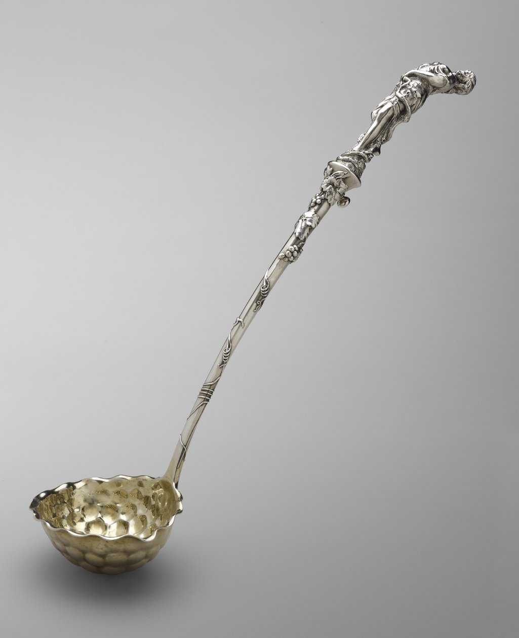パンチレードル 1850年頃（銀と銀の金メッキ 作： ウィリアムフォーブス