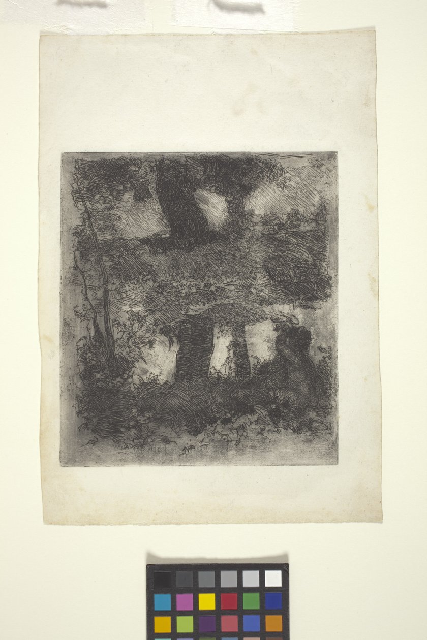 Paisagem com Fauno e Piscina (Paisagem Refletida) (gravura) 作： ウィリアム・フォーサイス