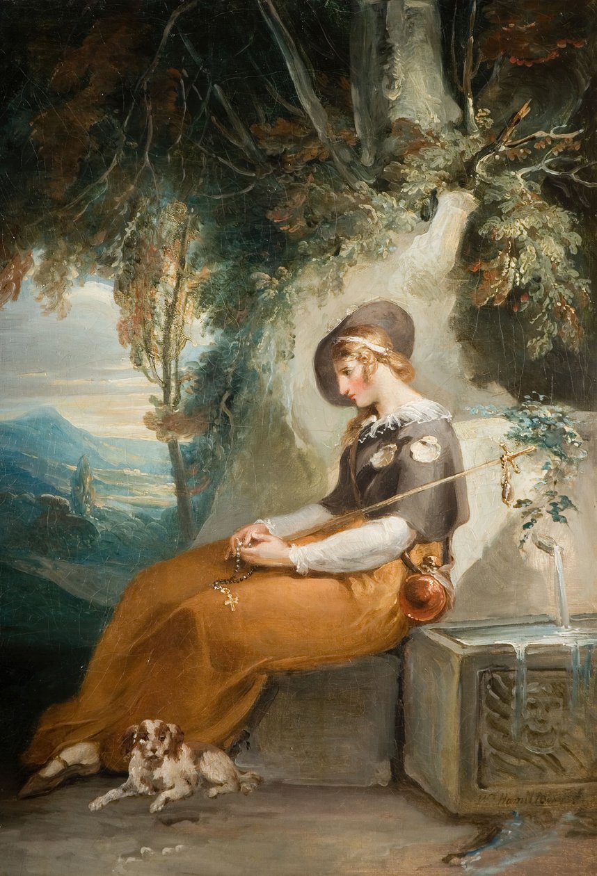 The Pilgrim, 1770-1800. 作： ウィリアム・ハミルトン