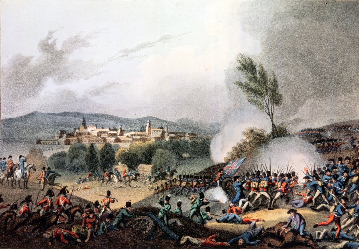 1813年6月21日、ヴィットーリアの戦い 作： ウィリアム・ヒース