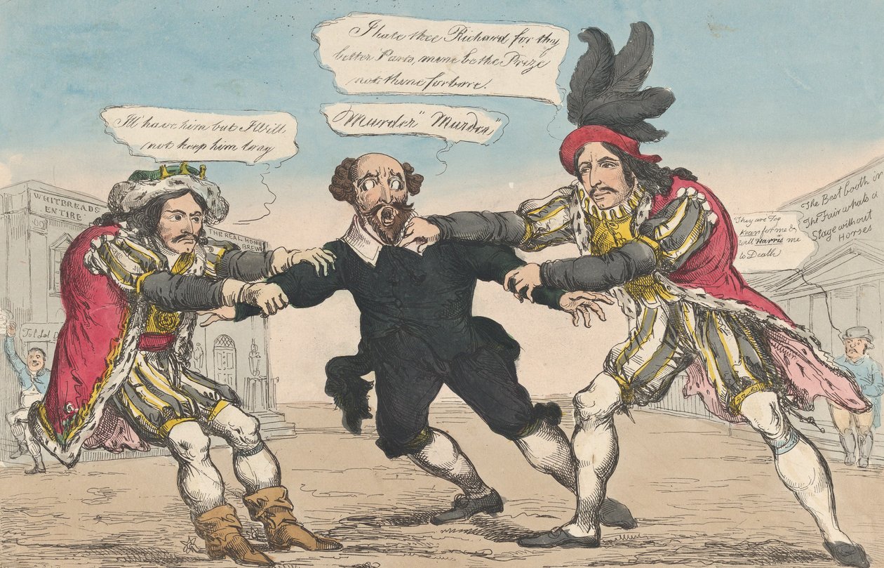 The Rival Richards, or Sheakspear in Danger, May 18, 1814. 作： ウィリアム・ヒース