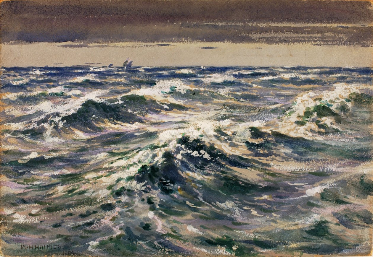 1904年の「The Open Sea」。 作： ウィリアムヘンリーホームズ