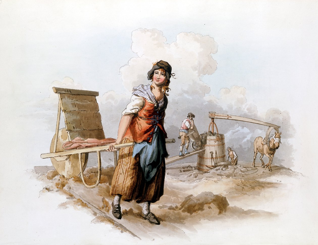 ブリックフィールド、1808年 作： ウィリアム・ヘンリー・パイン