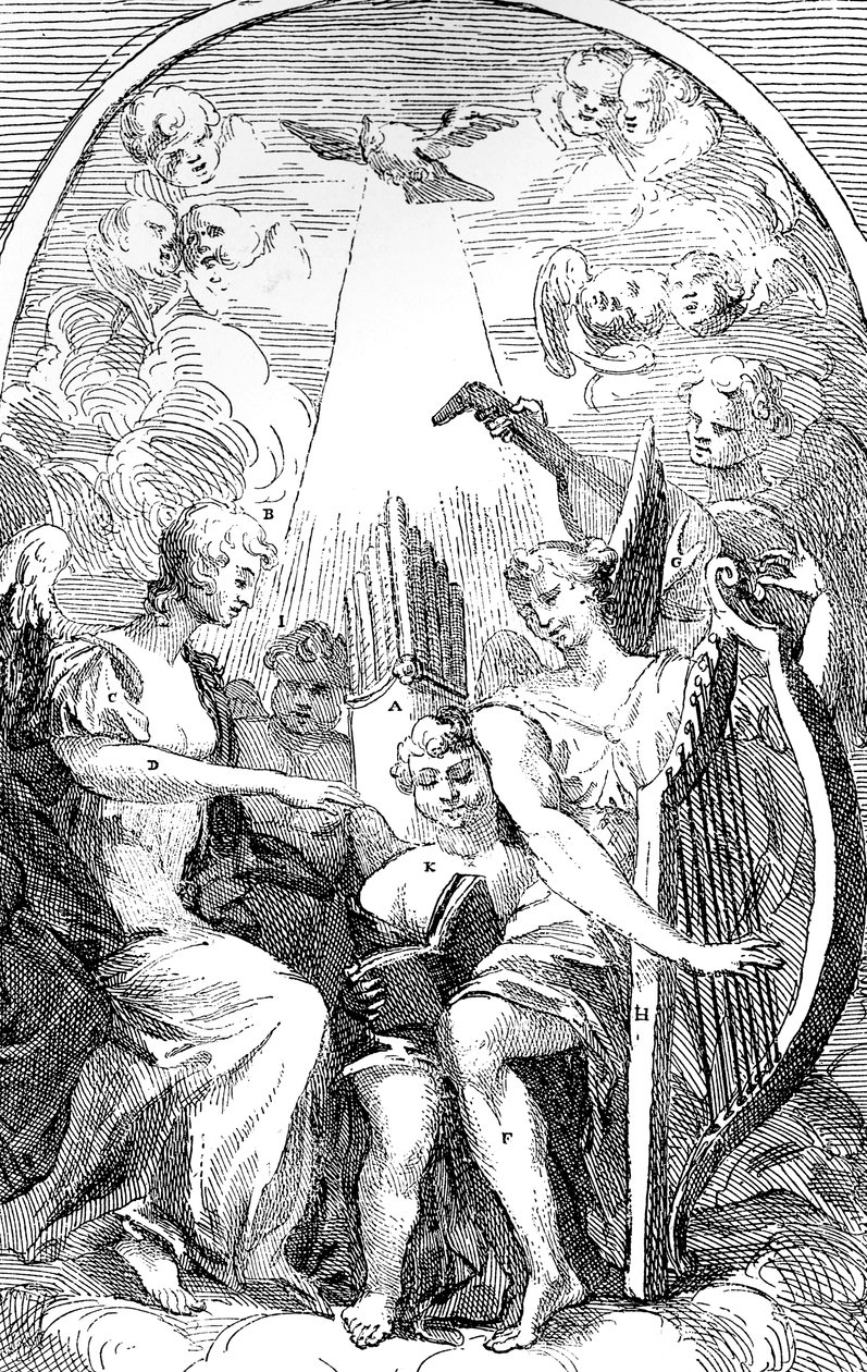 セントクレメントデーンズ教会、ウェストミンスター、1725年にケントによって祭壇画の風刺 作： ウィリアム・ホガース